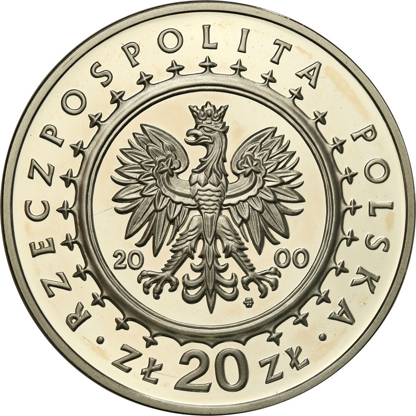 III RP. 20 złotych 2000 Pałac w Wilanowie